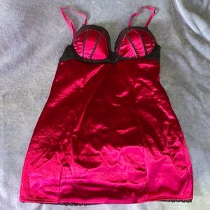 Pink and black lace Lingerie